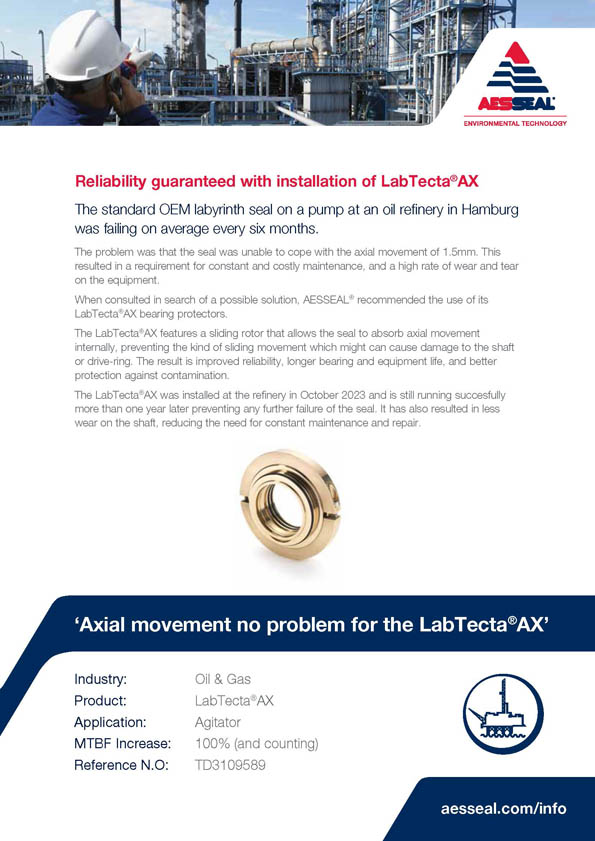Reliability guaranteed with installation of LabTecta AX